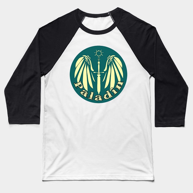 Paladin Icon Baseball T-Shirt by FenrirStrange